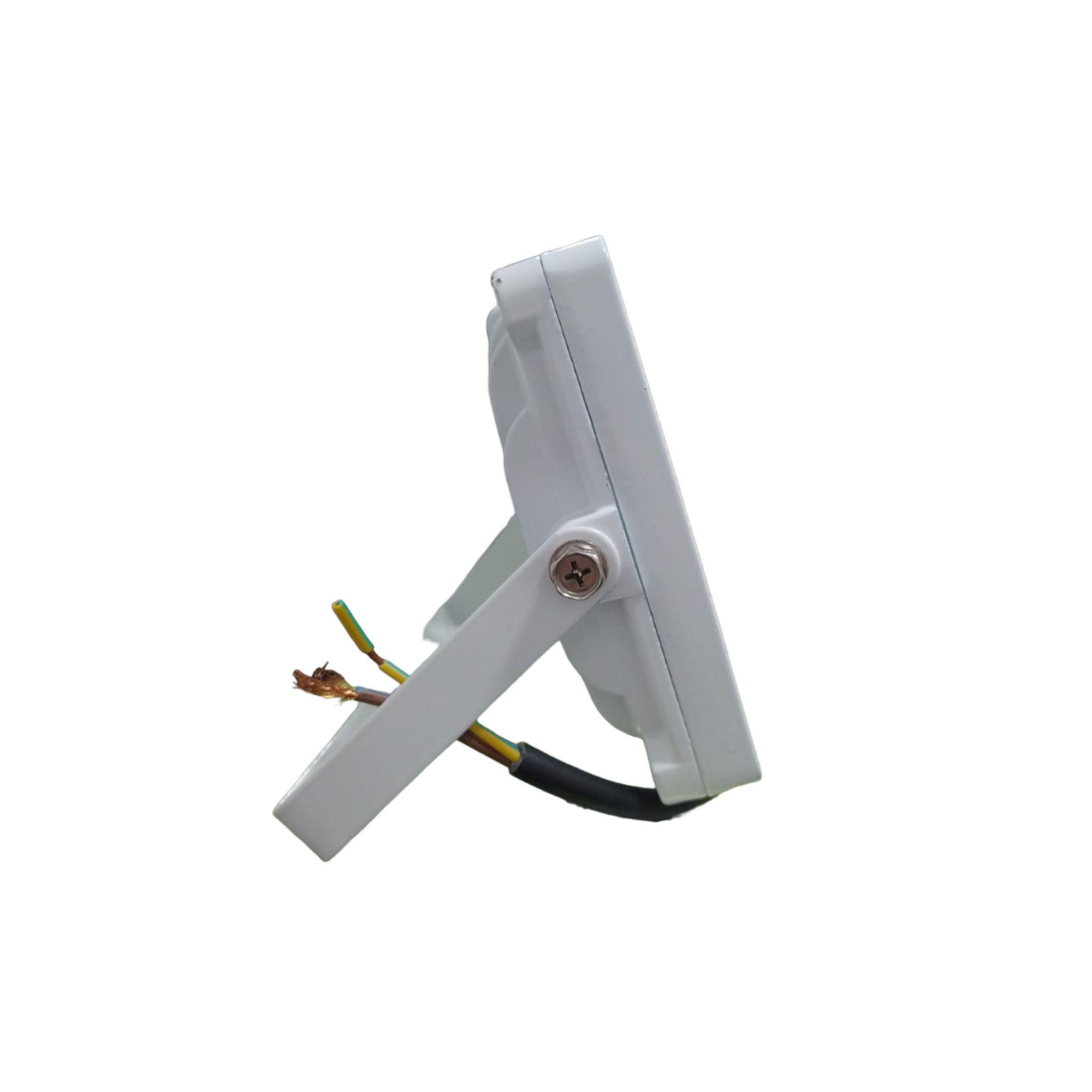 Foco Proyector Luz Blanca 6000K Marco Blanco 20W - Globaltronics-2
