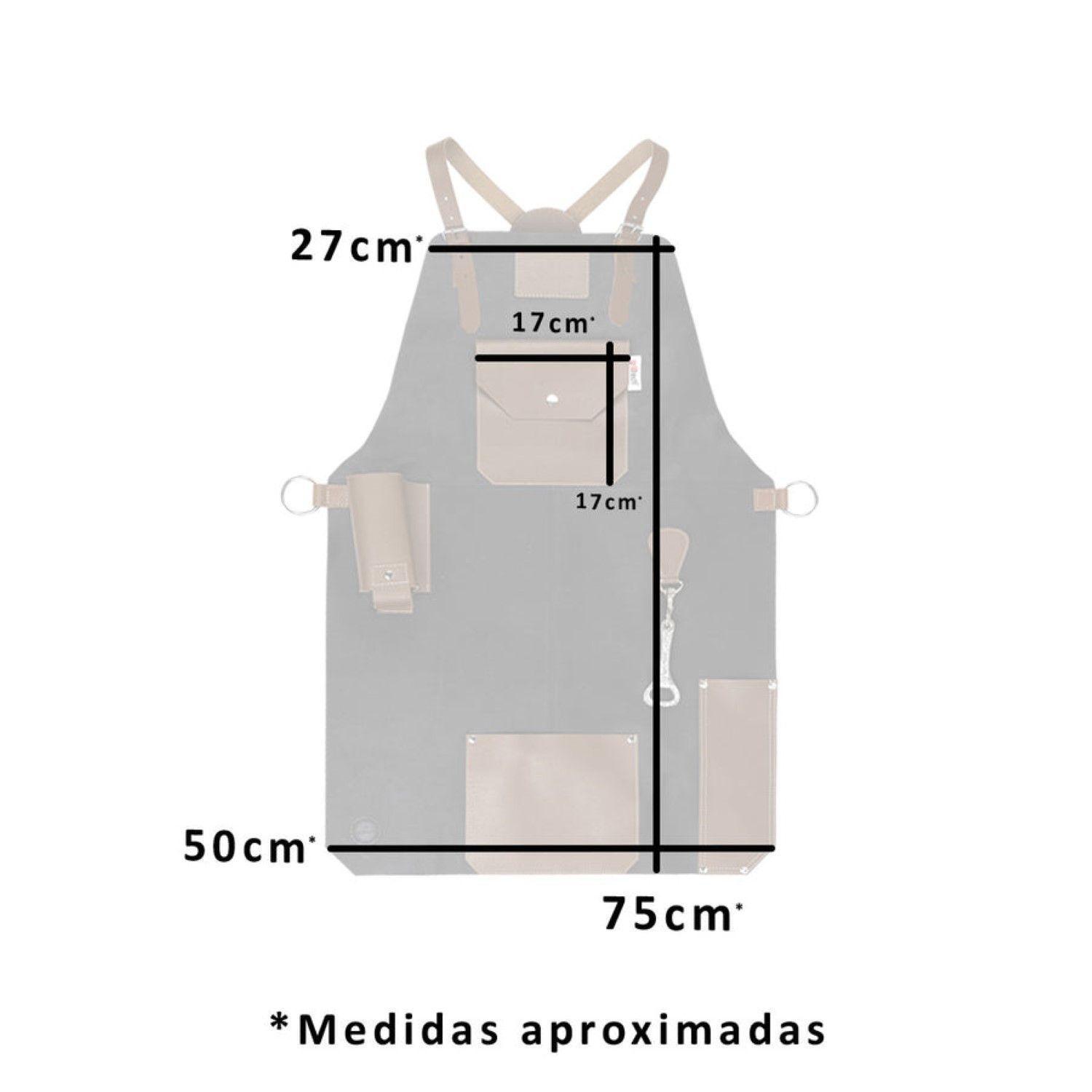 Pechera Cuero Master Negro Grilltech-1