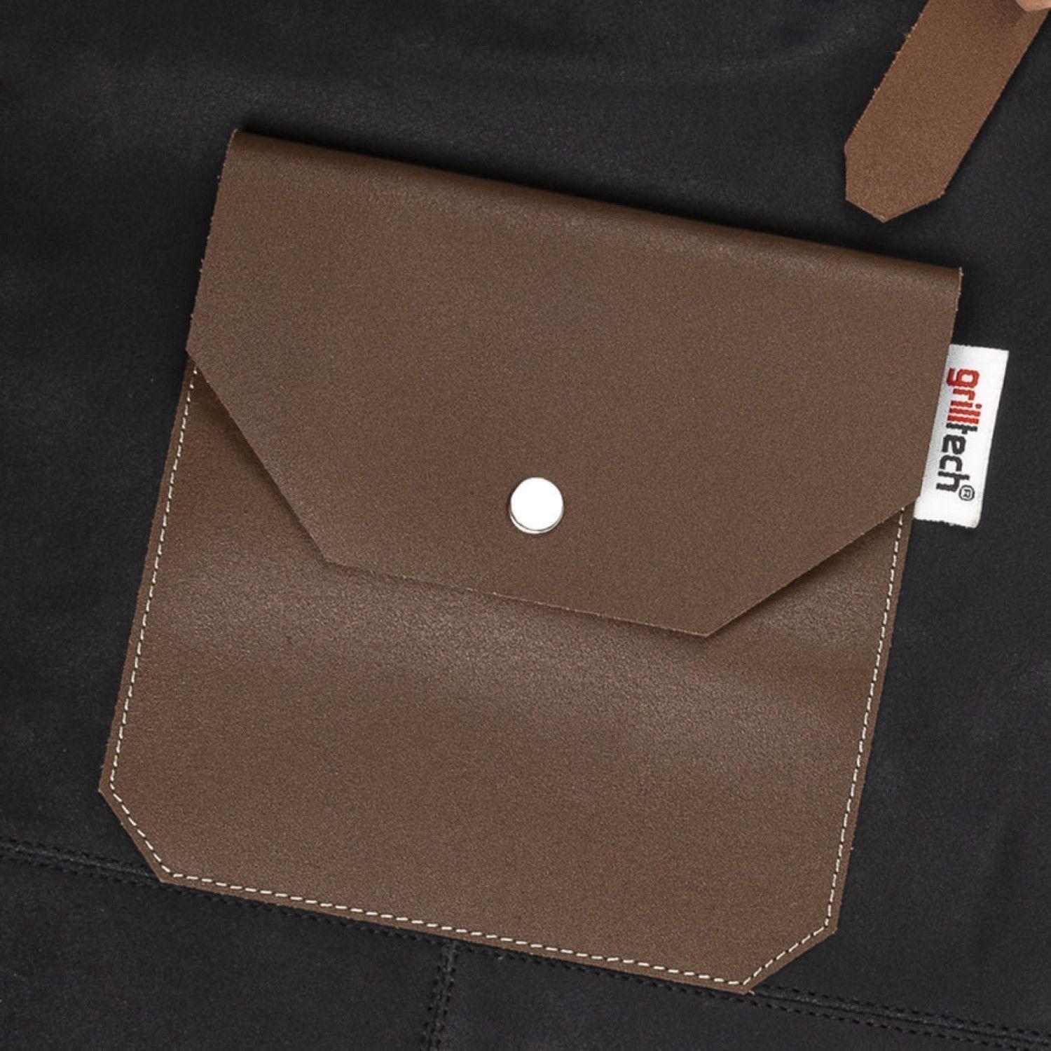 Pechera Cuero Master Negro Grilltech-9