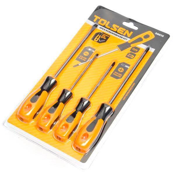 Atornillador Punta Magnética Juego 4 Piezas Tolsen-1