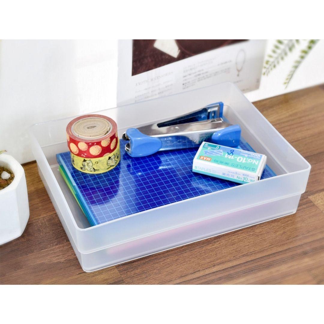 Caja organizadora translucida apilable Baja 148x180x45mm - Livinbox-3