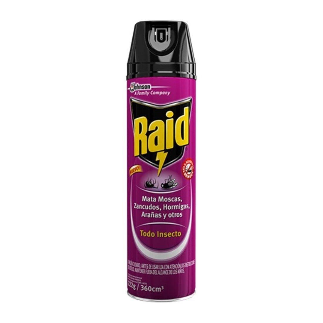 Insecticida Todo Insectos 360cc Raid-0