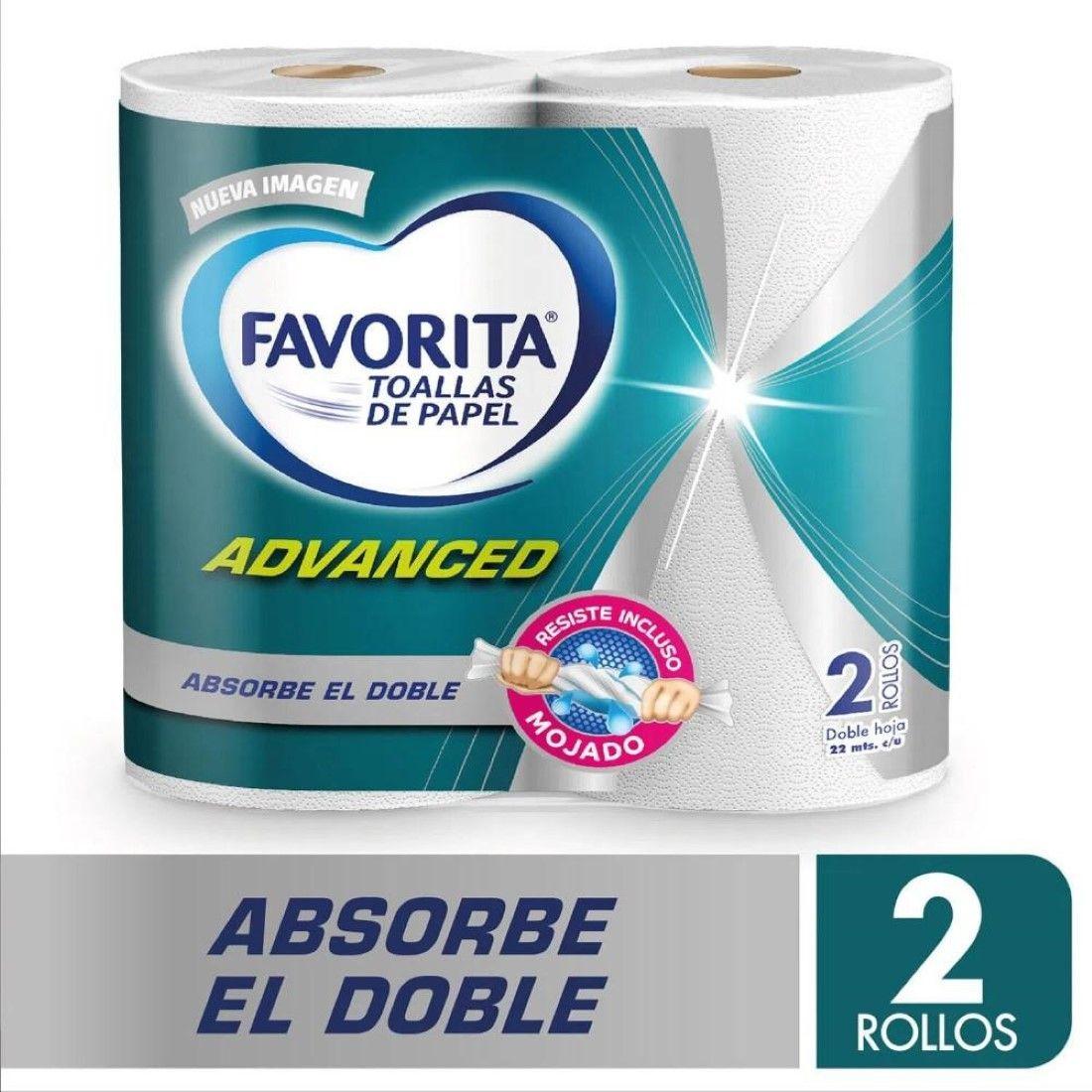 Toalla De Papel Para Cocina Doble Hoja Advanced Favorita-0