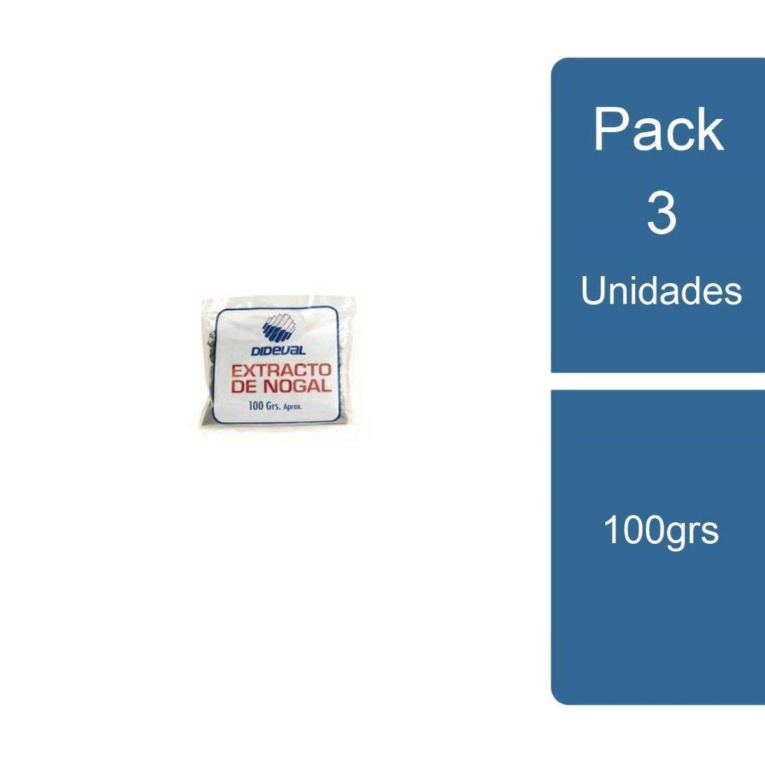 Pack 3 Extracto de Nogal 100grs Dideval-0