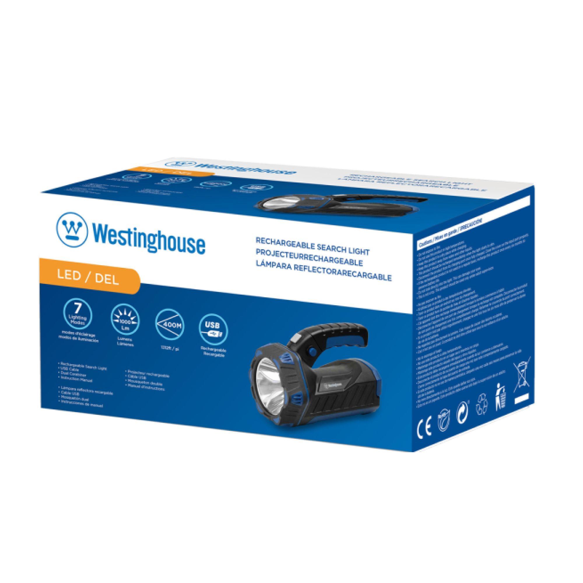 Linterna Led tipo Farol Recargable función Powerbank 10W / 1000lm - Westinghouse-1