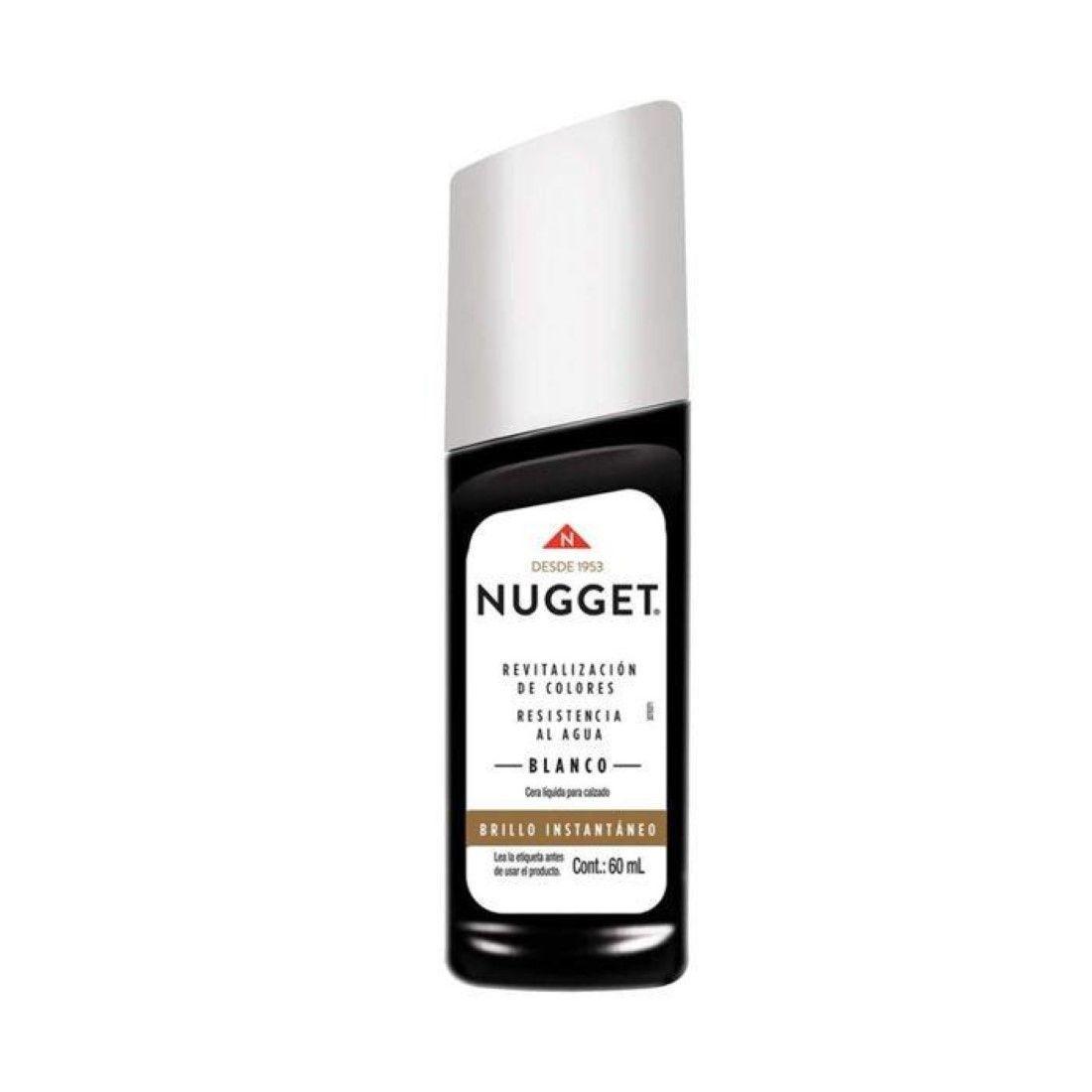 Betún Líquido Para Calzado 60ml Blanco Nugget-0