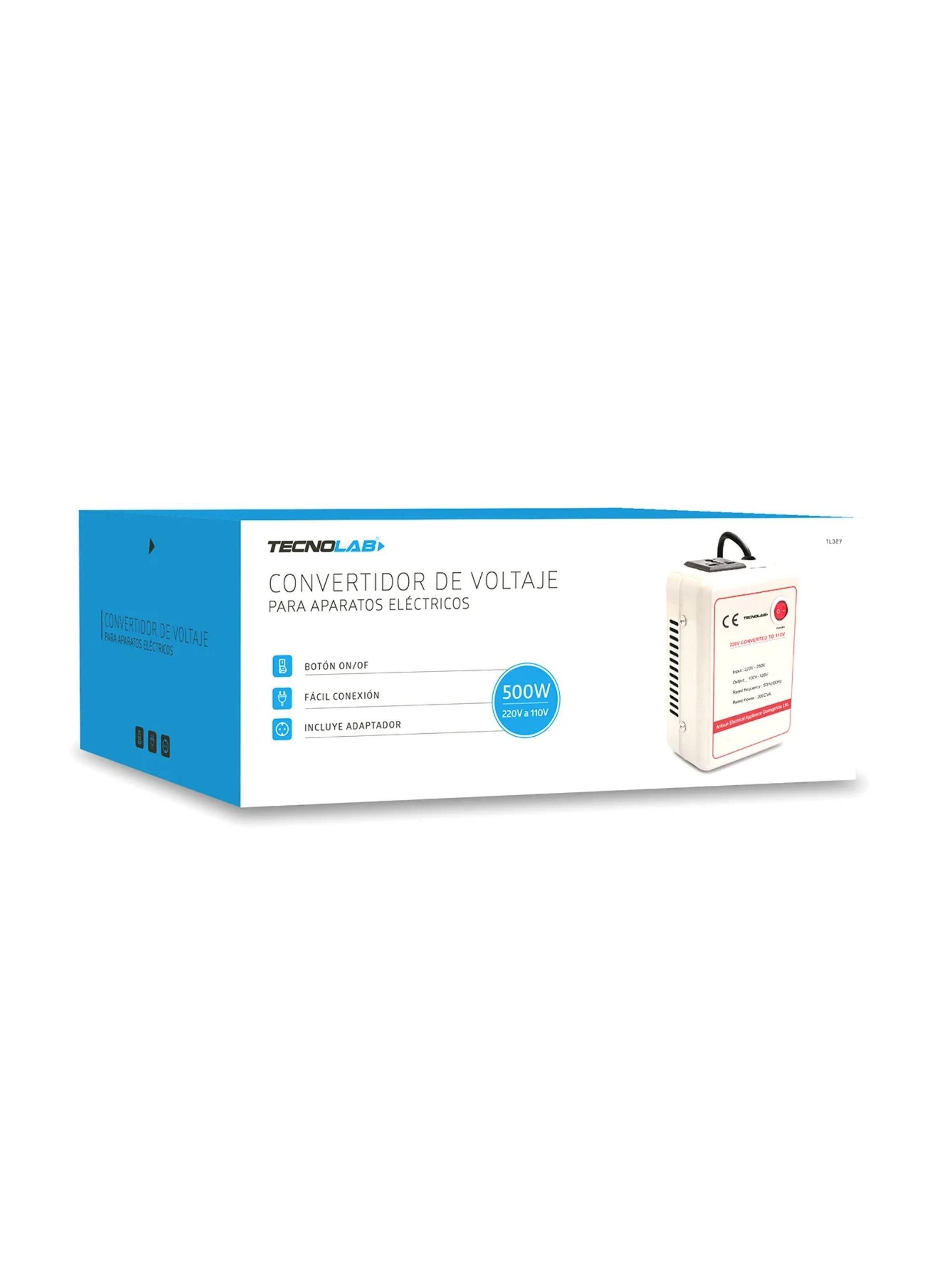 Transformador de Voltaje 220V/110V 500W - Tecnolab-1