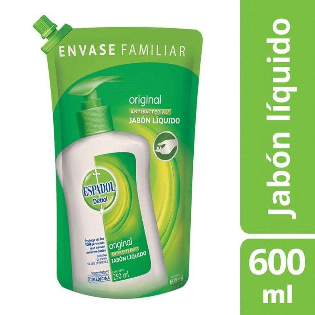 Jabón Liquido Original Doypack 600ml Dettol-0