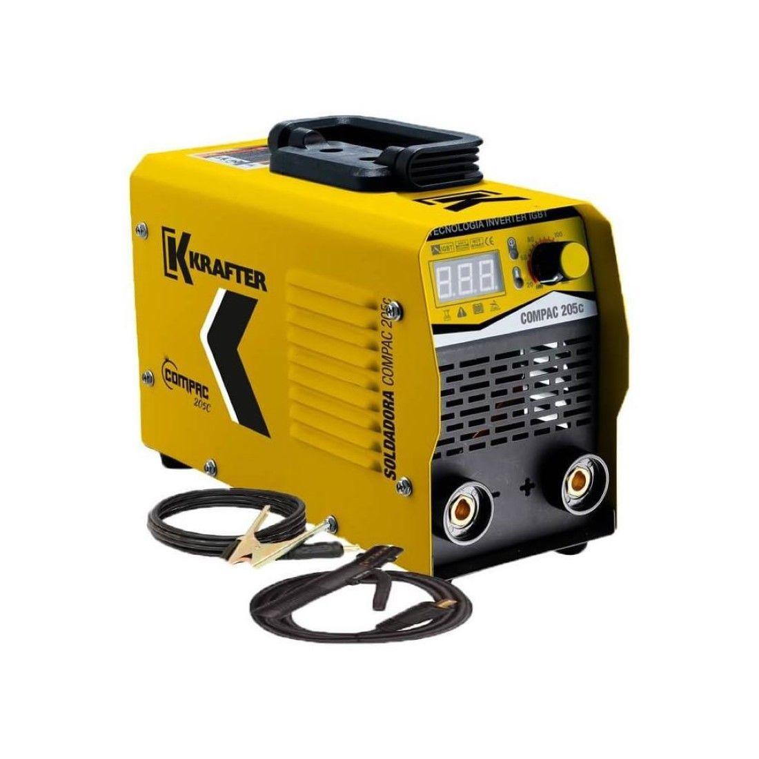 Soldadora Inverter Compac 205c 200a Krafter-0