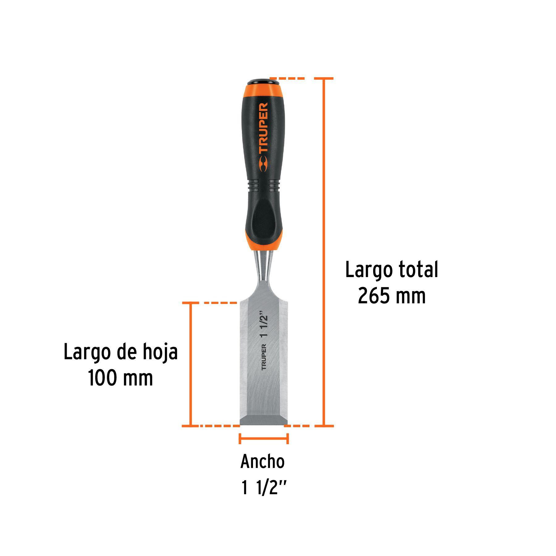 Formón mango confort grip 1.1/2" - Truper-2