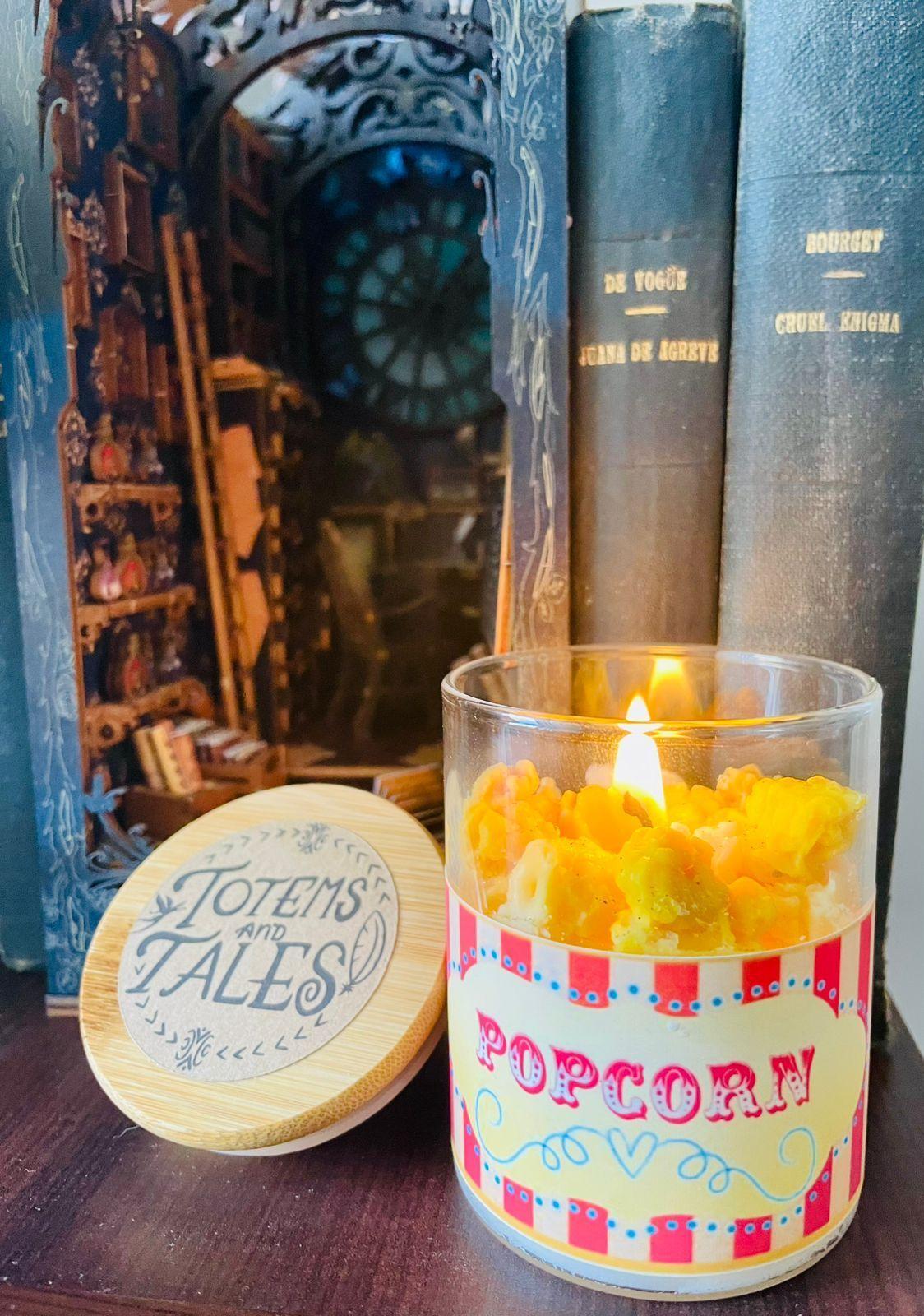 Vela de soja y coco. Popcorn 140 grs-0