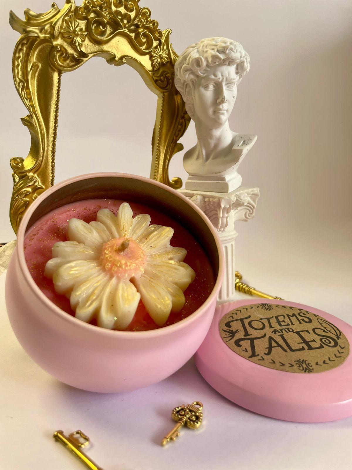 Vela de soja y coco. Margarita of fairy 100 grs-2