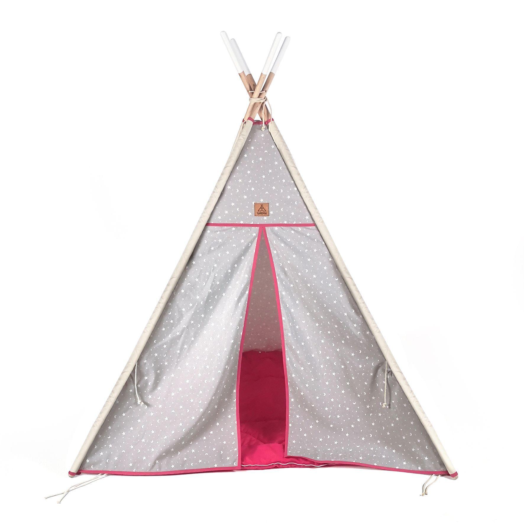 CARPA TIPI (TEEPEE) MODELO ROSE + PLAYMAT + BOLSO TRANSPORTE-2