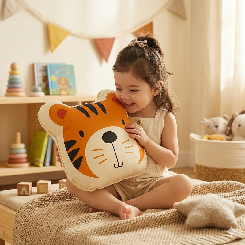 COJIN INFANTIL ANIMALITOS MODELO TIGER-2