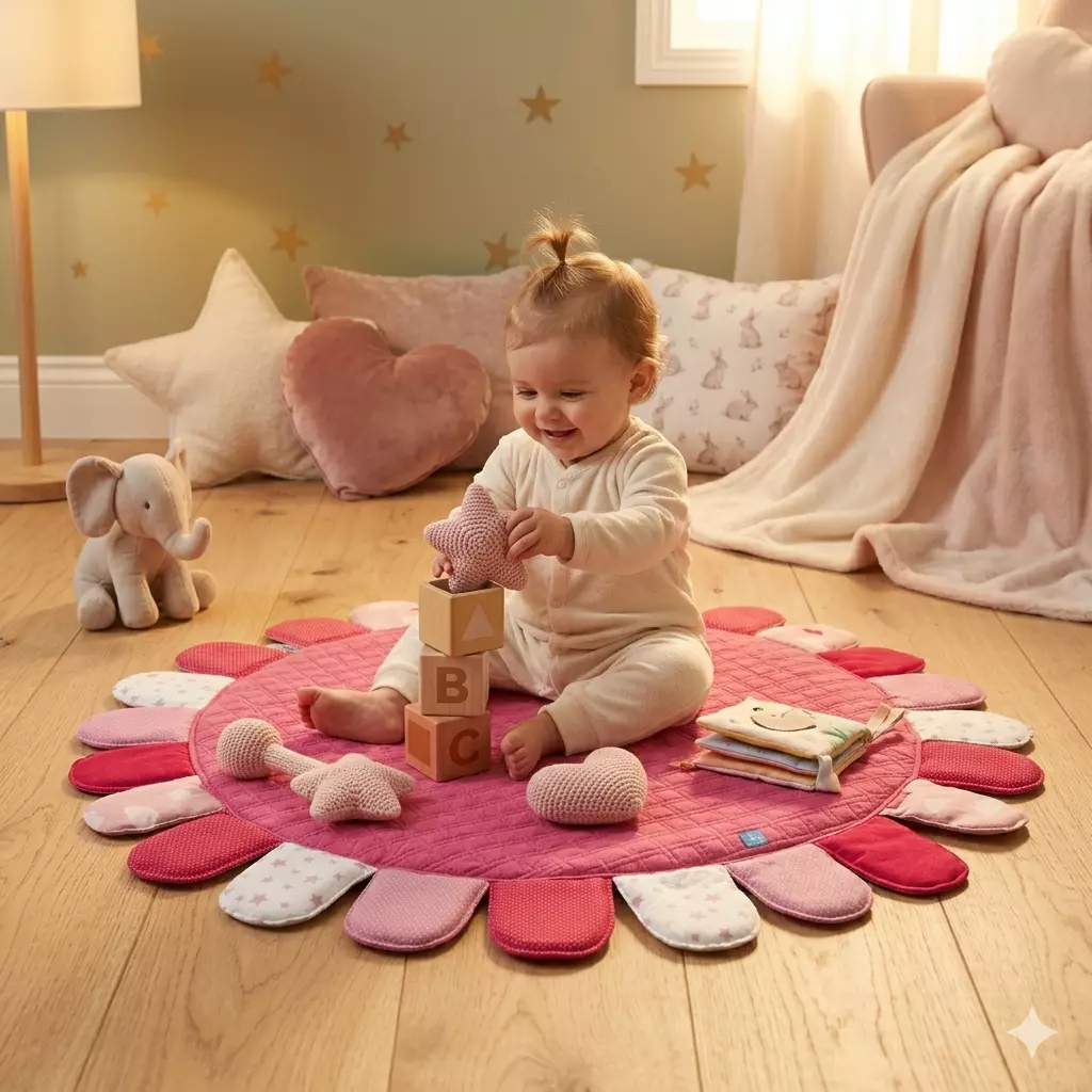 PLAYMAT REDONDO MODELO ROSE-3