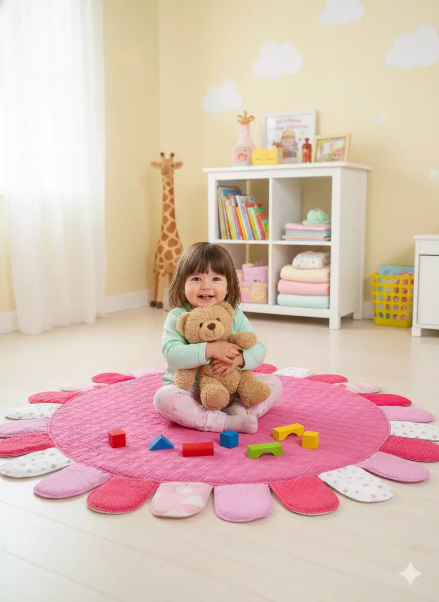 PLAYMAT REDONDO MODELO ROSE-4