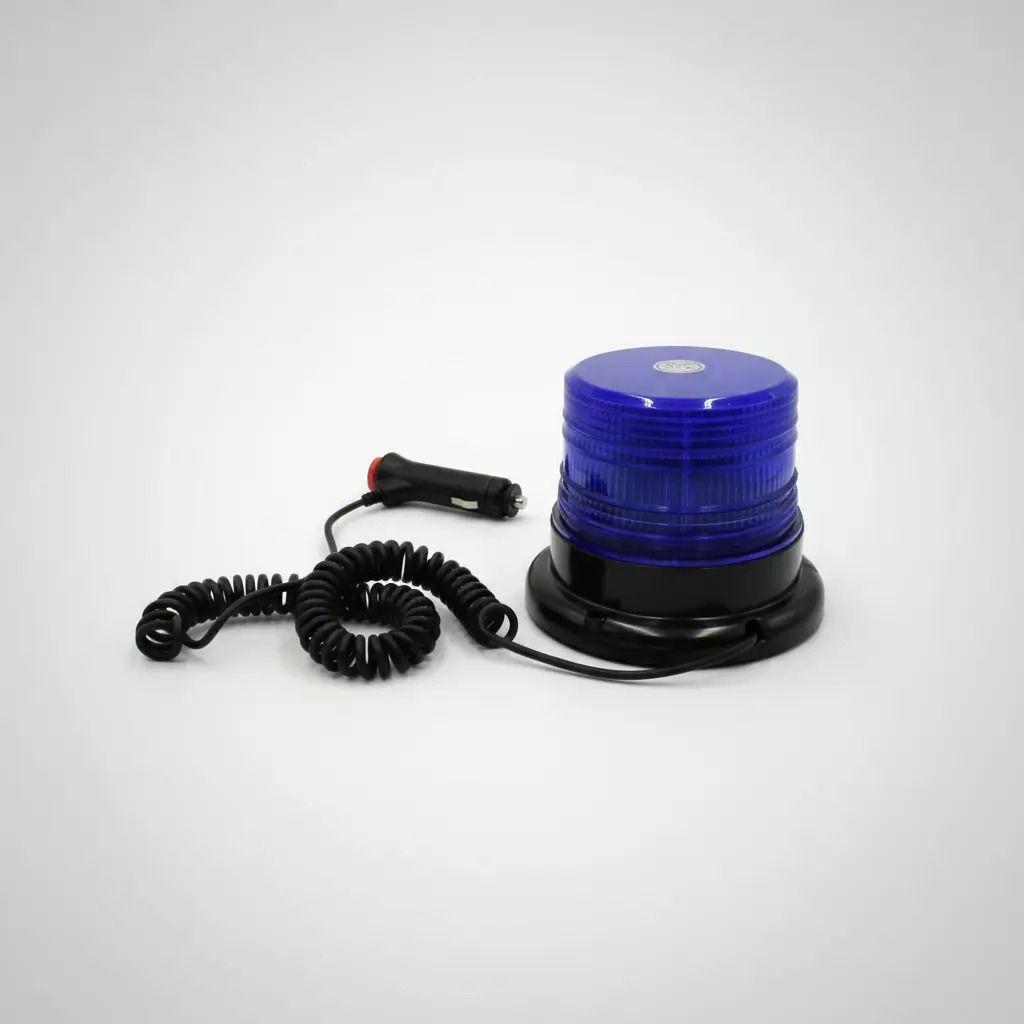 BALIZA LED AZUL ESTROBOSCOPICA IMANTADA AUTO CAMIONETA GRUA -2