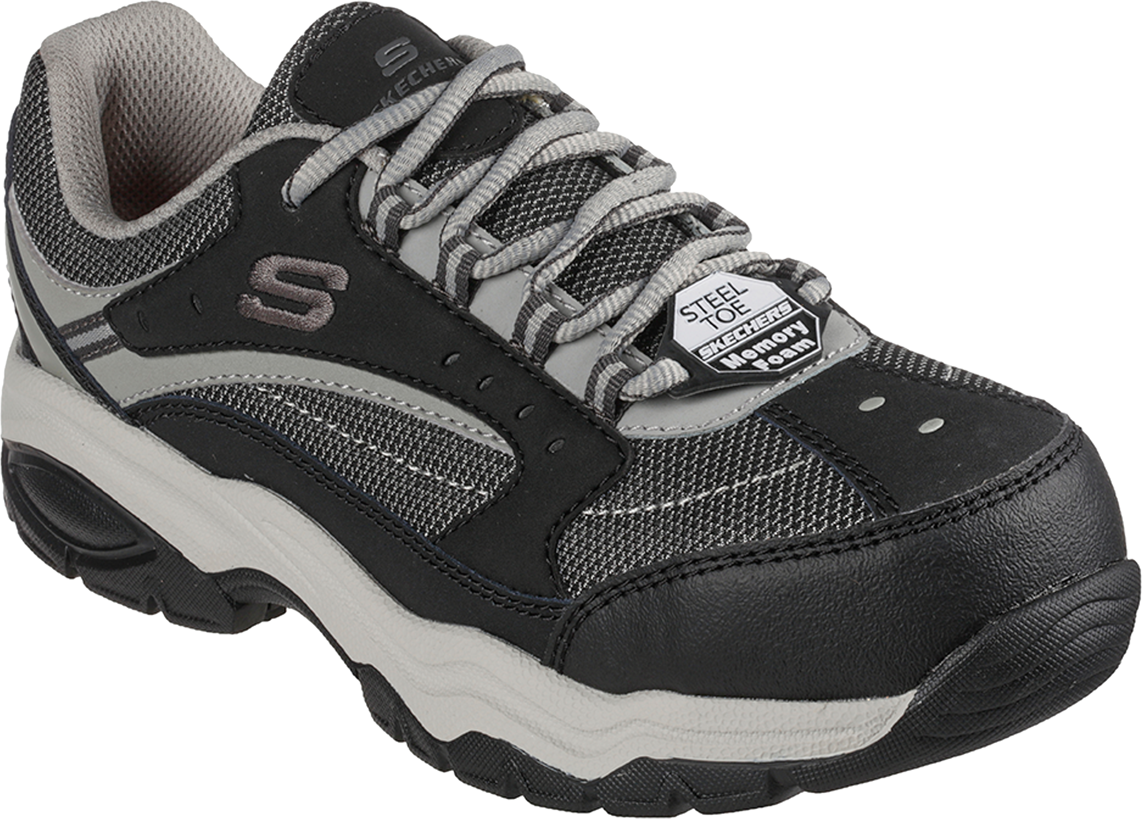 ZAPATO DE SEGURIDAD TIPO ZAPATILLA SKECHERS BISCOE GRIS-0