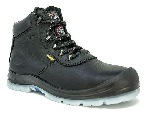 Zapato Botín De Seguridad Skechers Hummer High Negro-5