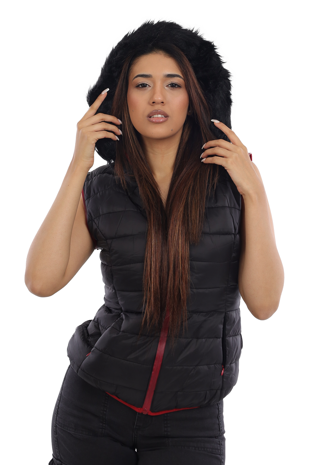 CHAQUETA MUJER NEGRA CH90N-2
