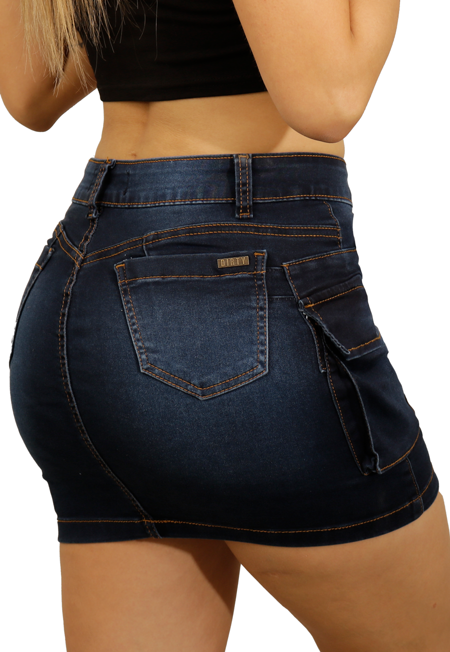 FALDA  AZUL MUJER FA3806A-3