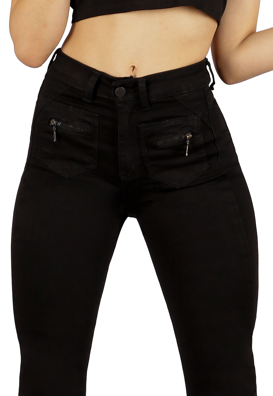 Jeans Pitillo Negro Mujer Dirty Jeans-2