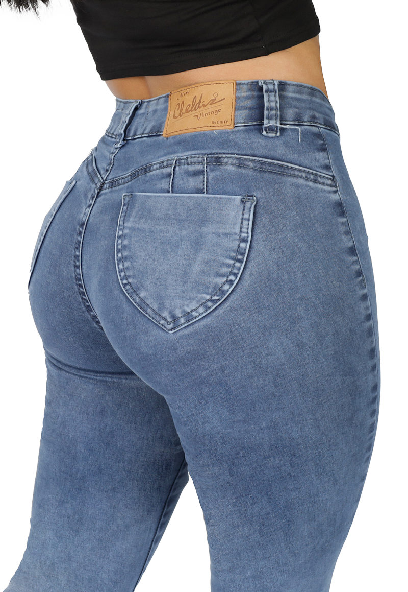 JEANS MUJER CELESTE JE4200C-3