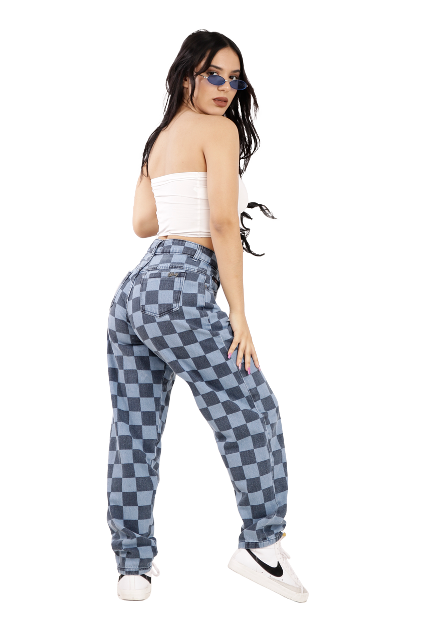 JEANS MOM AZUL JE3053-1