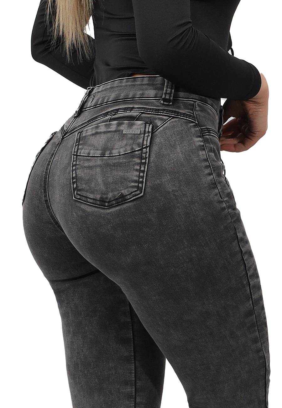 JEANS PITILLO GRIS MUJER JE3915G-3