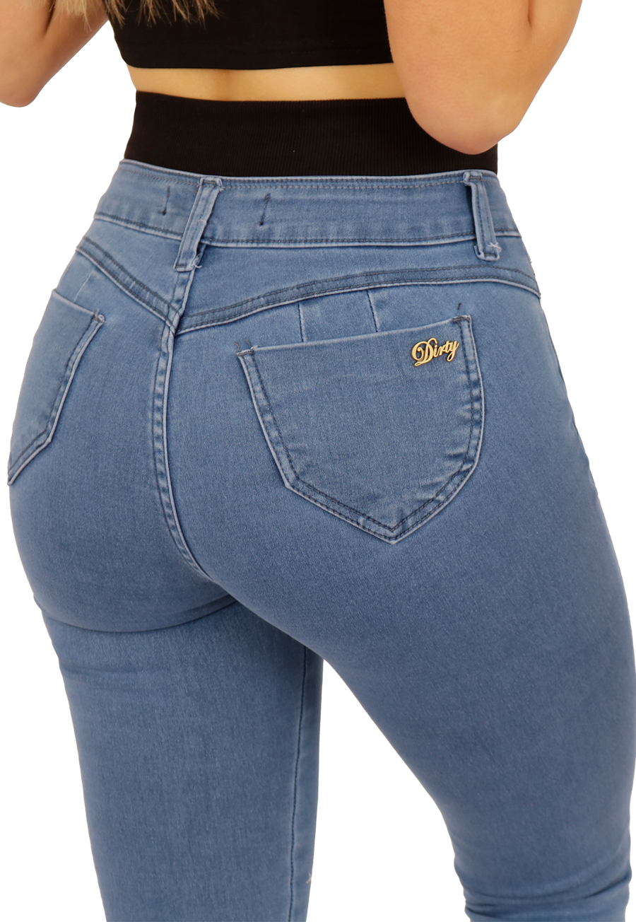 JEANS SKINNY CELESTE MUJER JE3790CEL-3