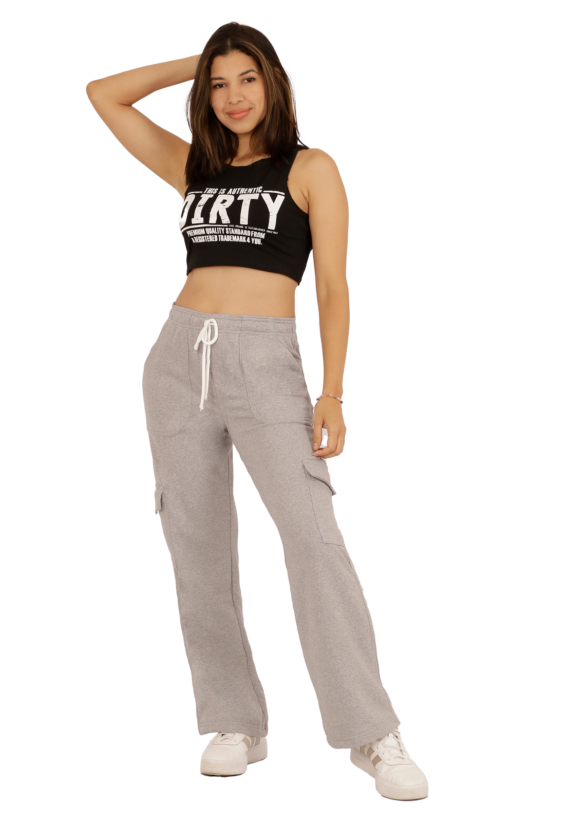 JOGGER  GRIS MUJER JO3701G-0