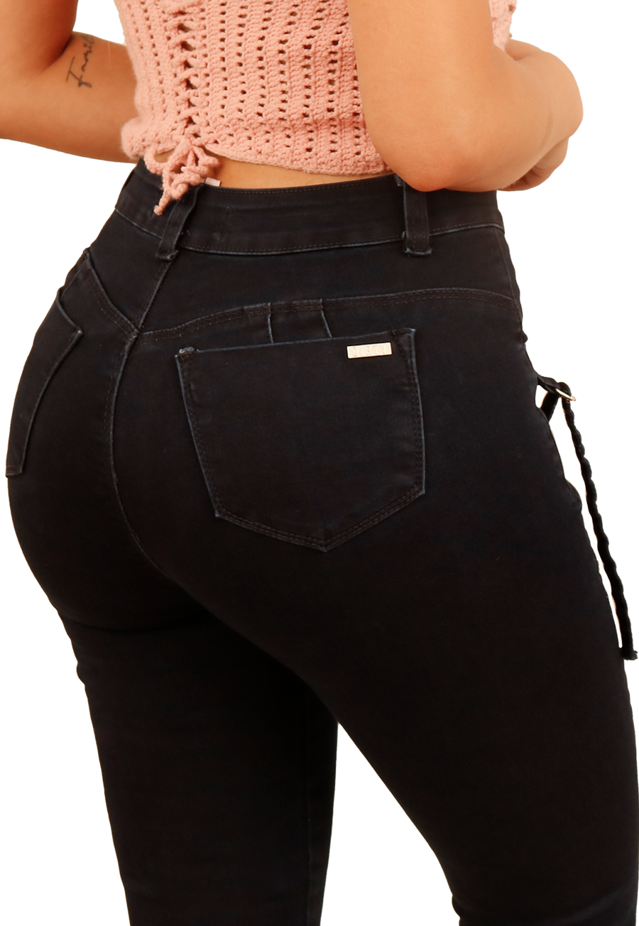 JEANS PITILLO NEGRO MUJER JE3910A-3