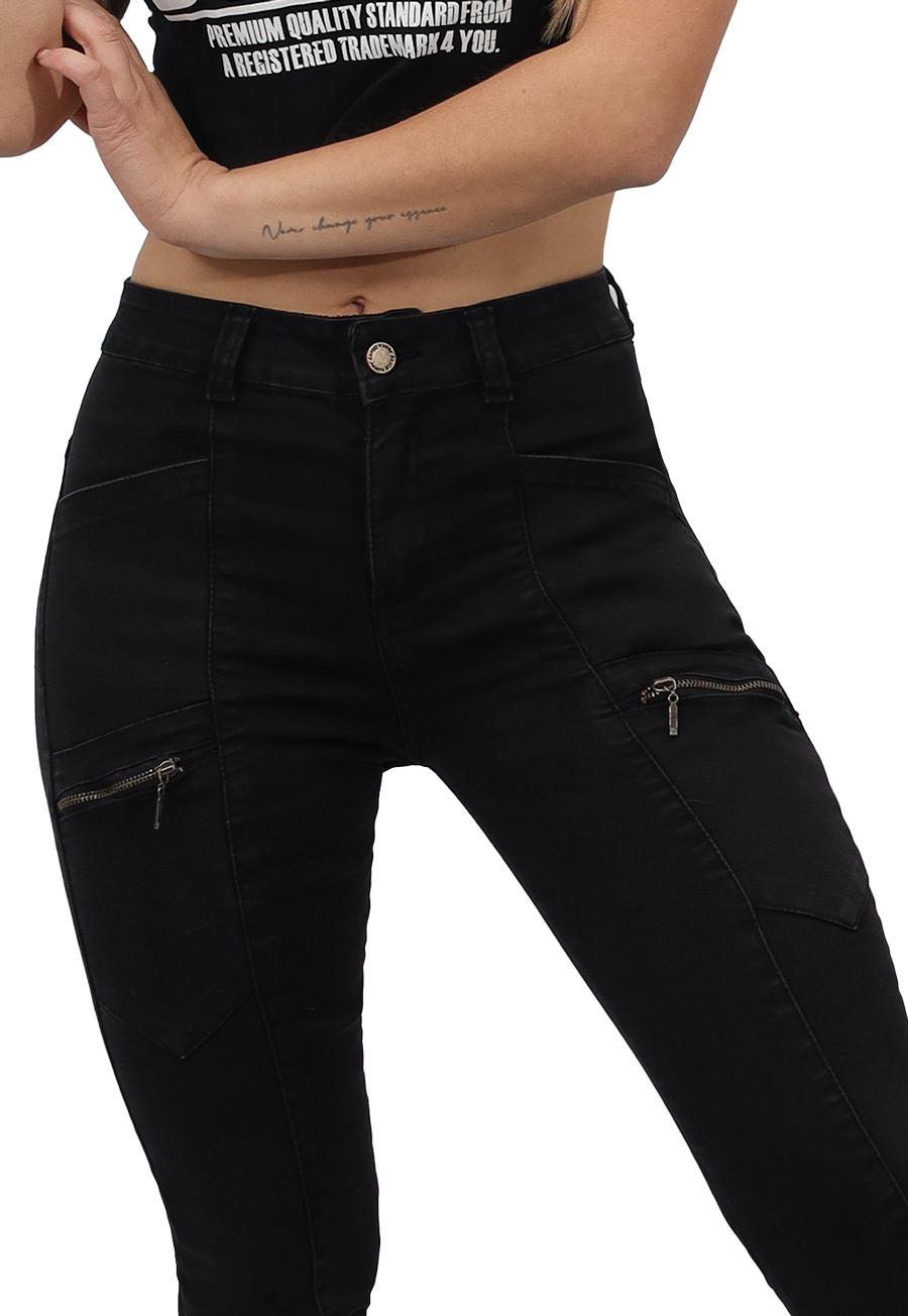 JEANS PITILLO NEGRO MUJER JE3920N-2