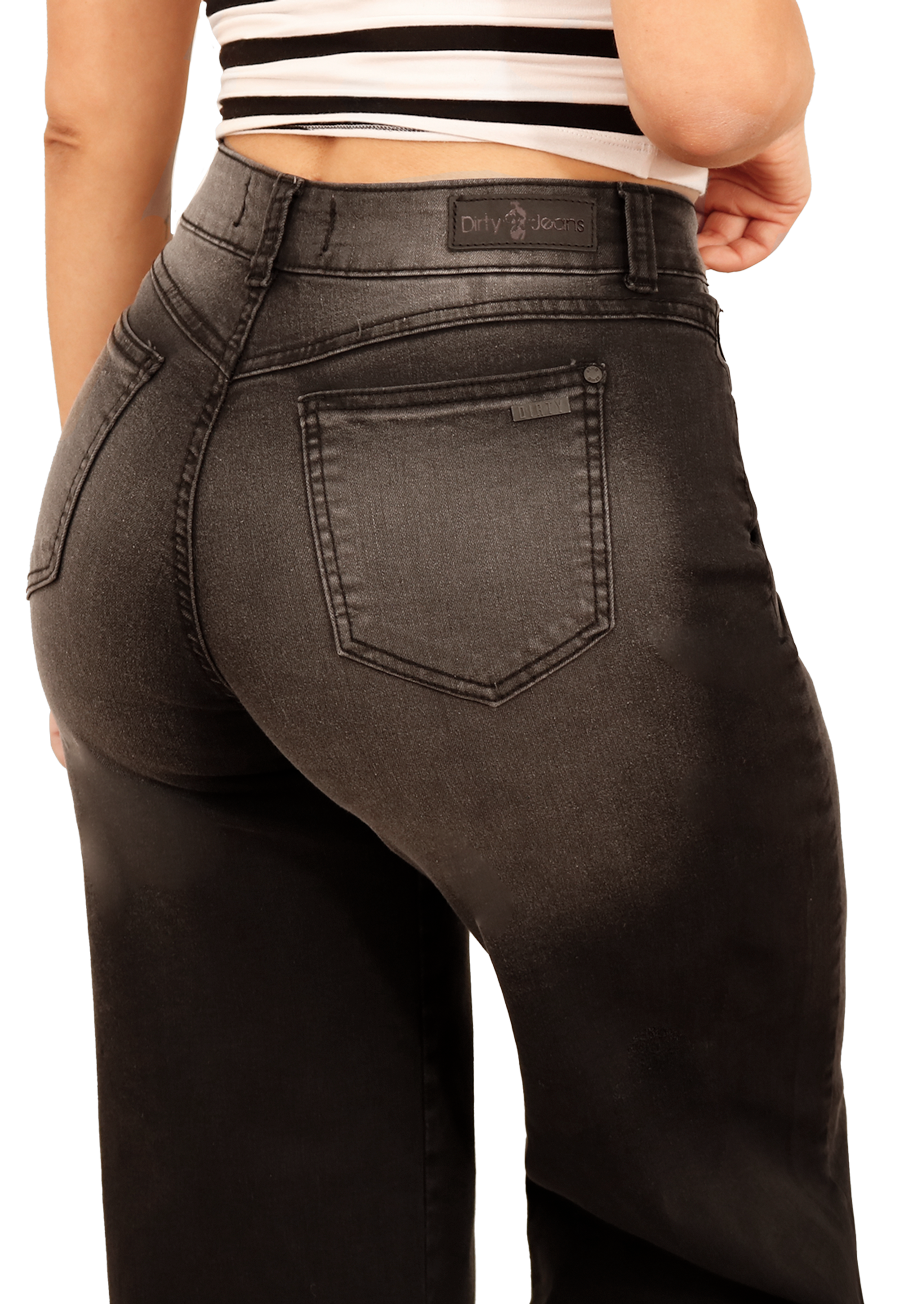 JEANS RECTO NEGRO MUJER JE3905N-3