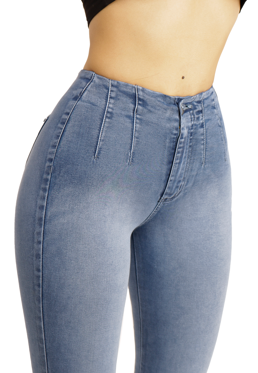 Jeans Skinny Celeste Mujer JE3634C-2