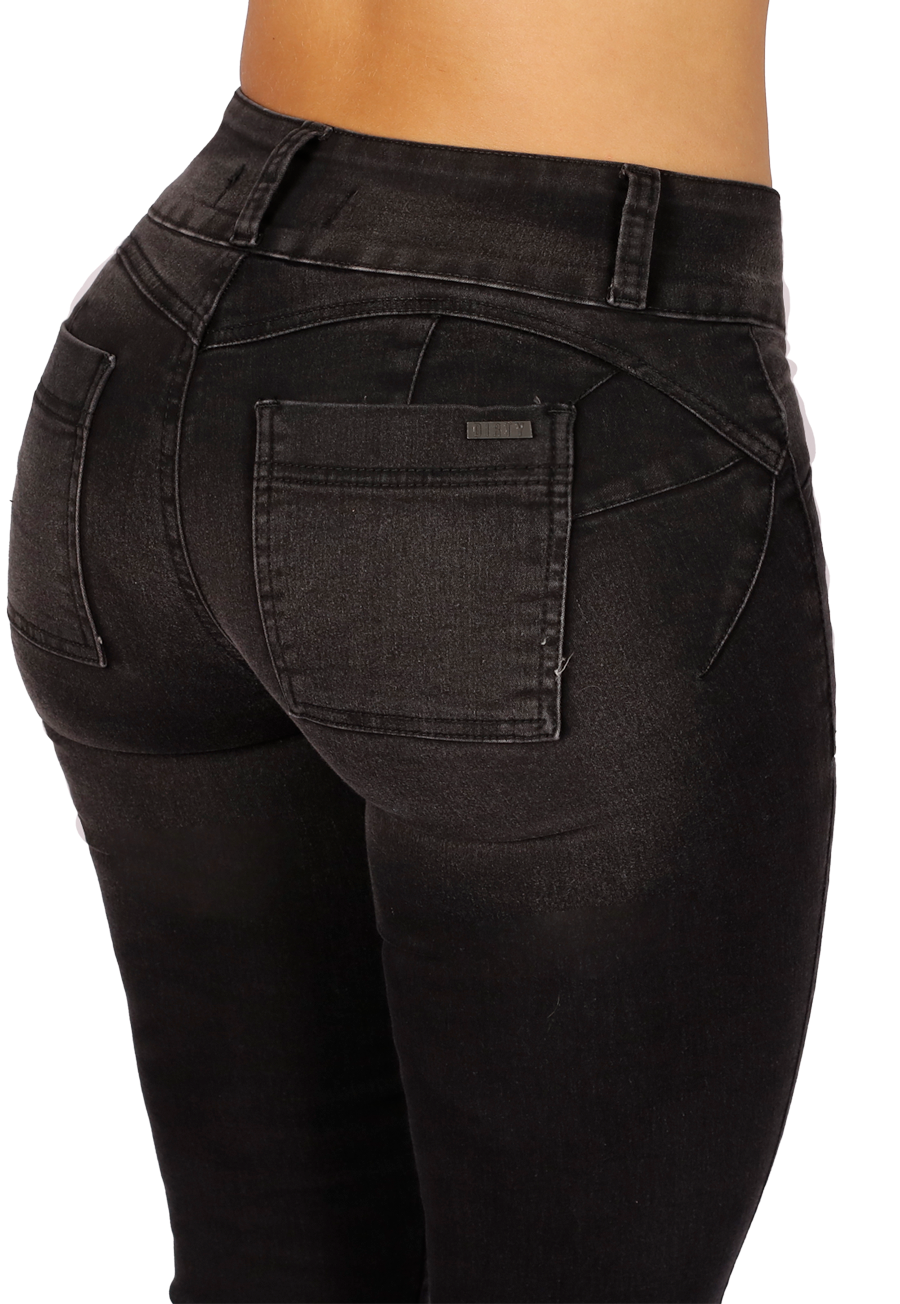 JEANS PITILLO NEGRO  DAMA-3