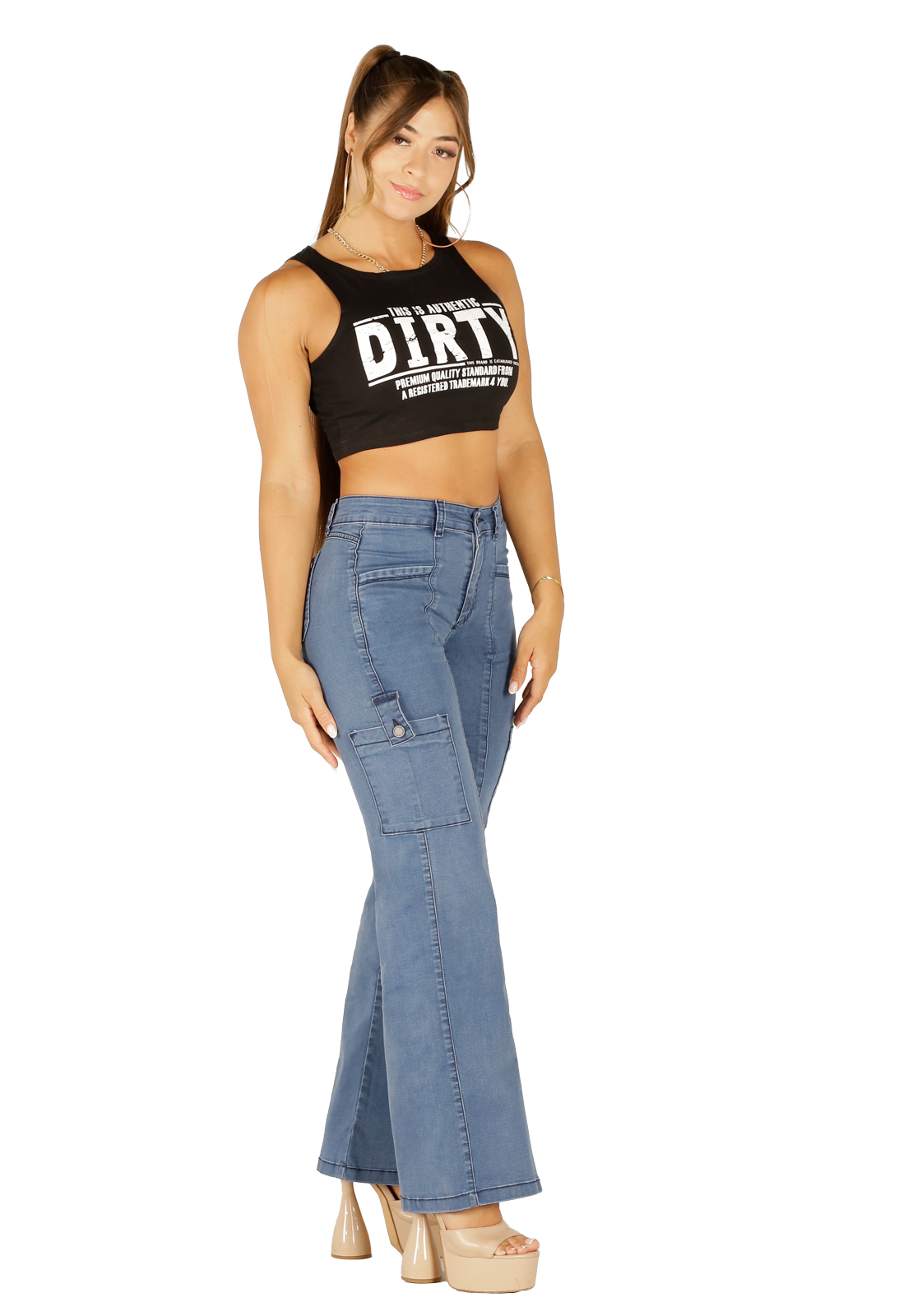 Jeans Mujer Celeste JE3537C-0