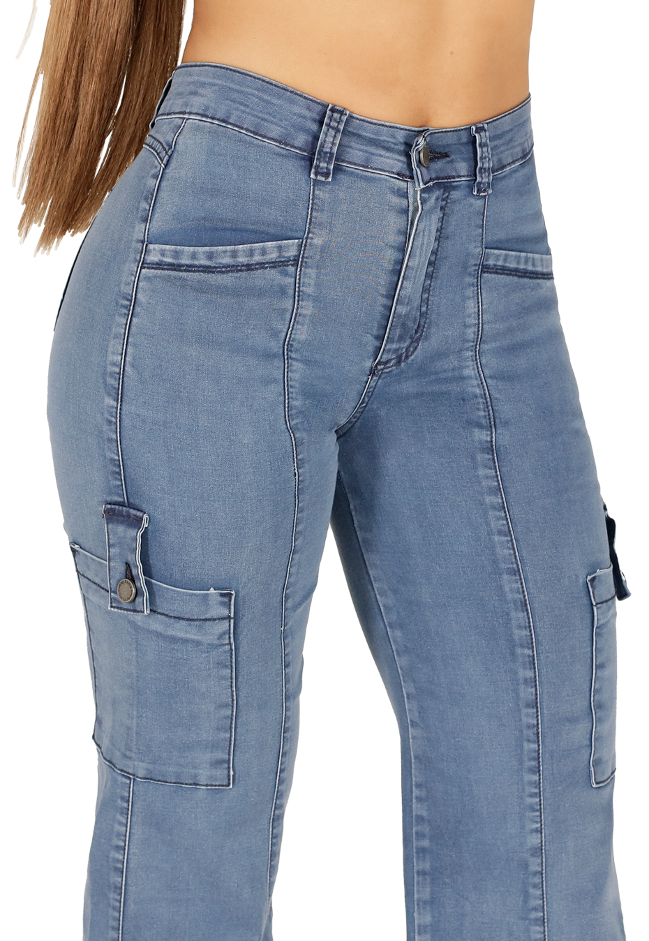 Jeans Mujer Celeste JE3537C-2