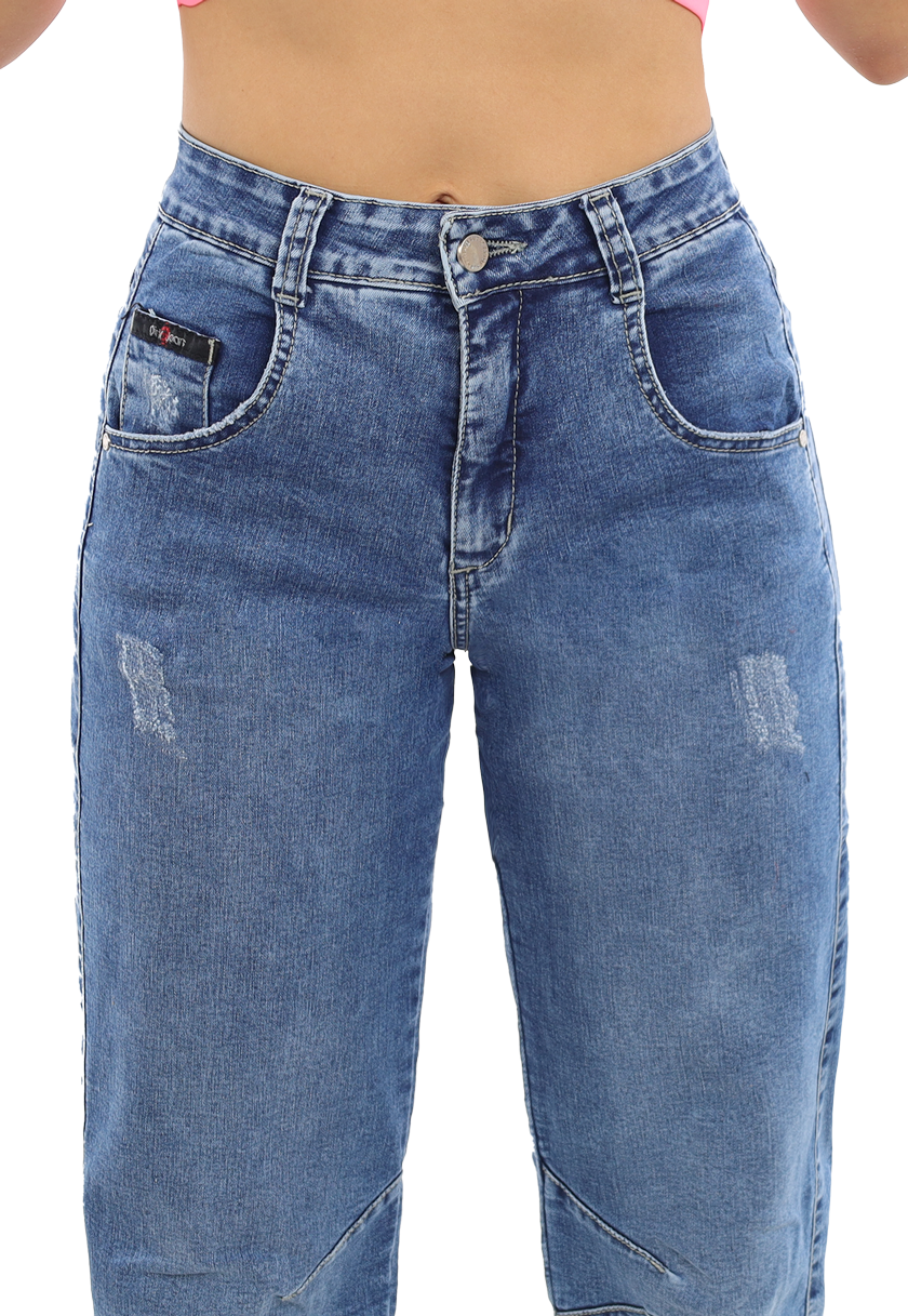 JEANS RECTO AZUL MUJER JE3944A-2