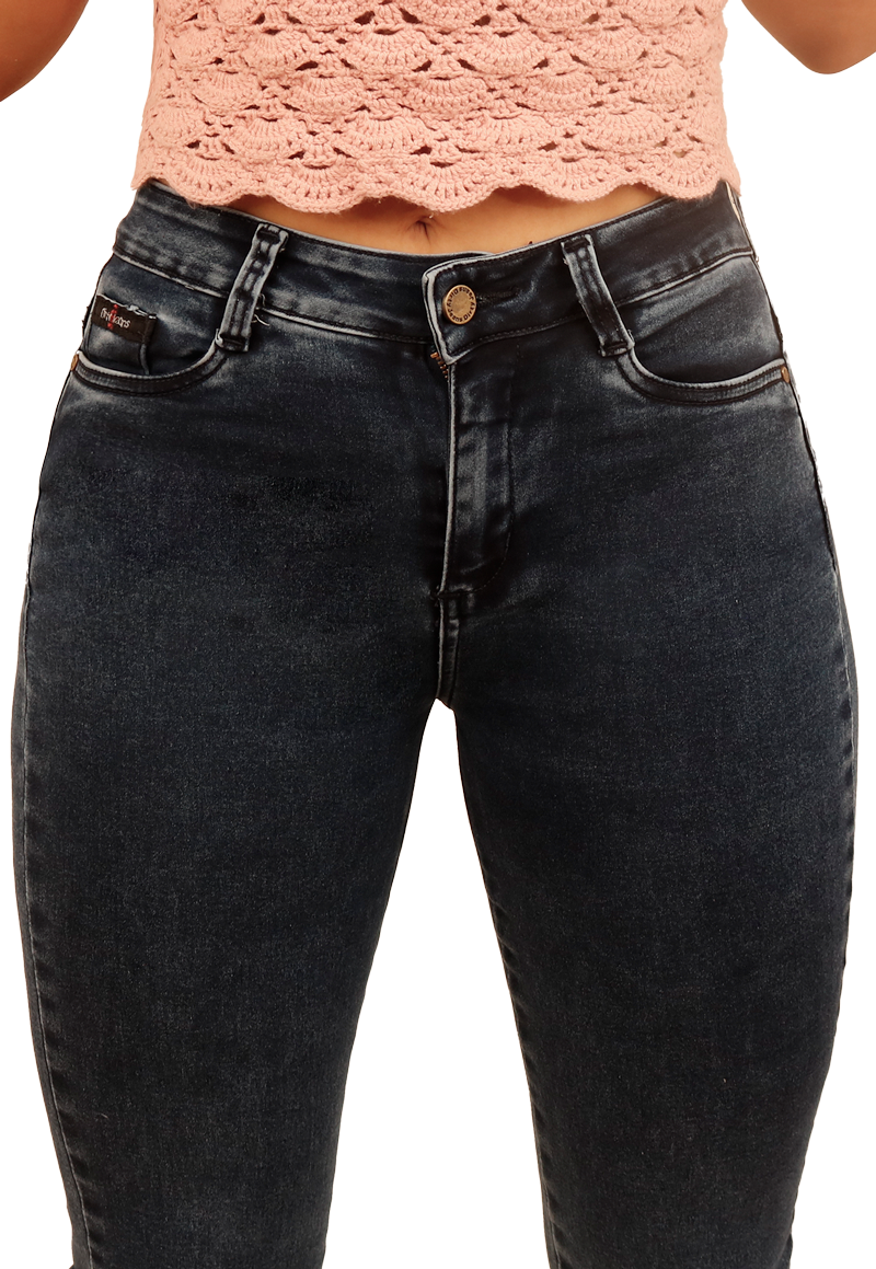 JEANS AZUL FLARE MUJER JE3907A-2