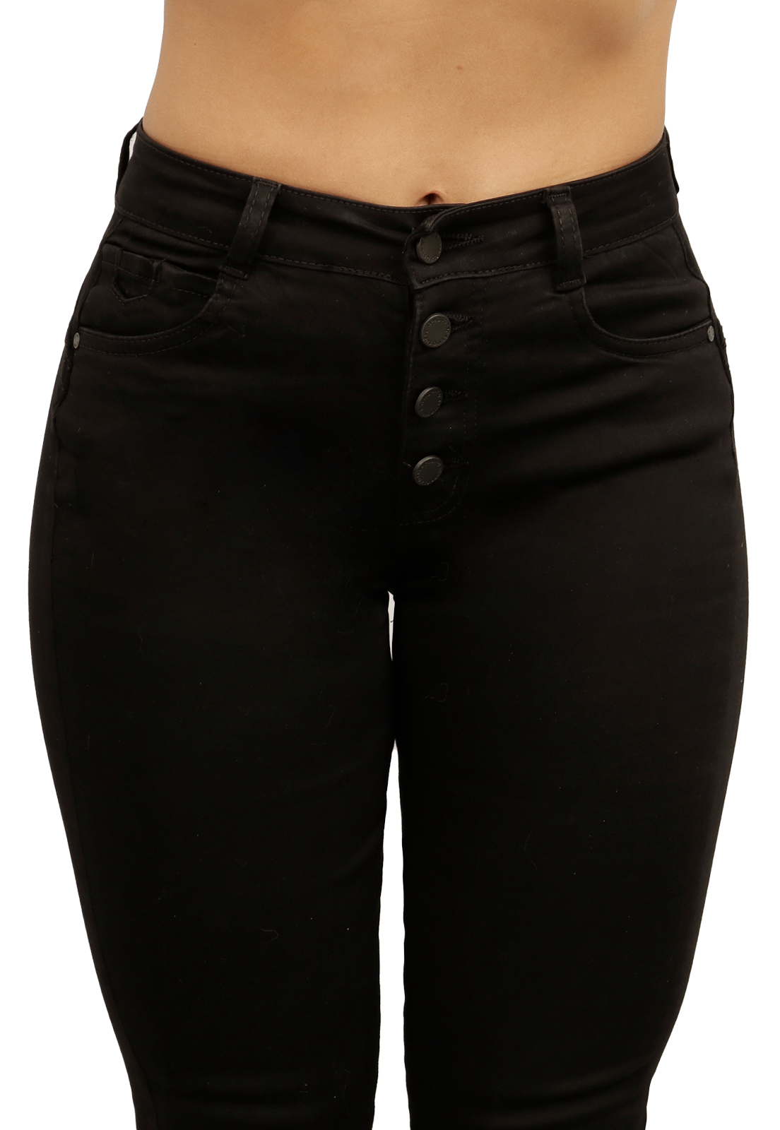 JEANS MUJER NEGRO PITILLO JE3602N-2
