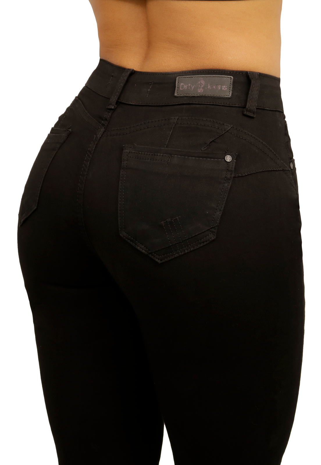 JEANS MUJER NEGRO PITILLO JE3602N-3