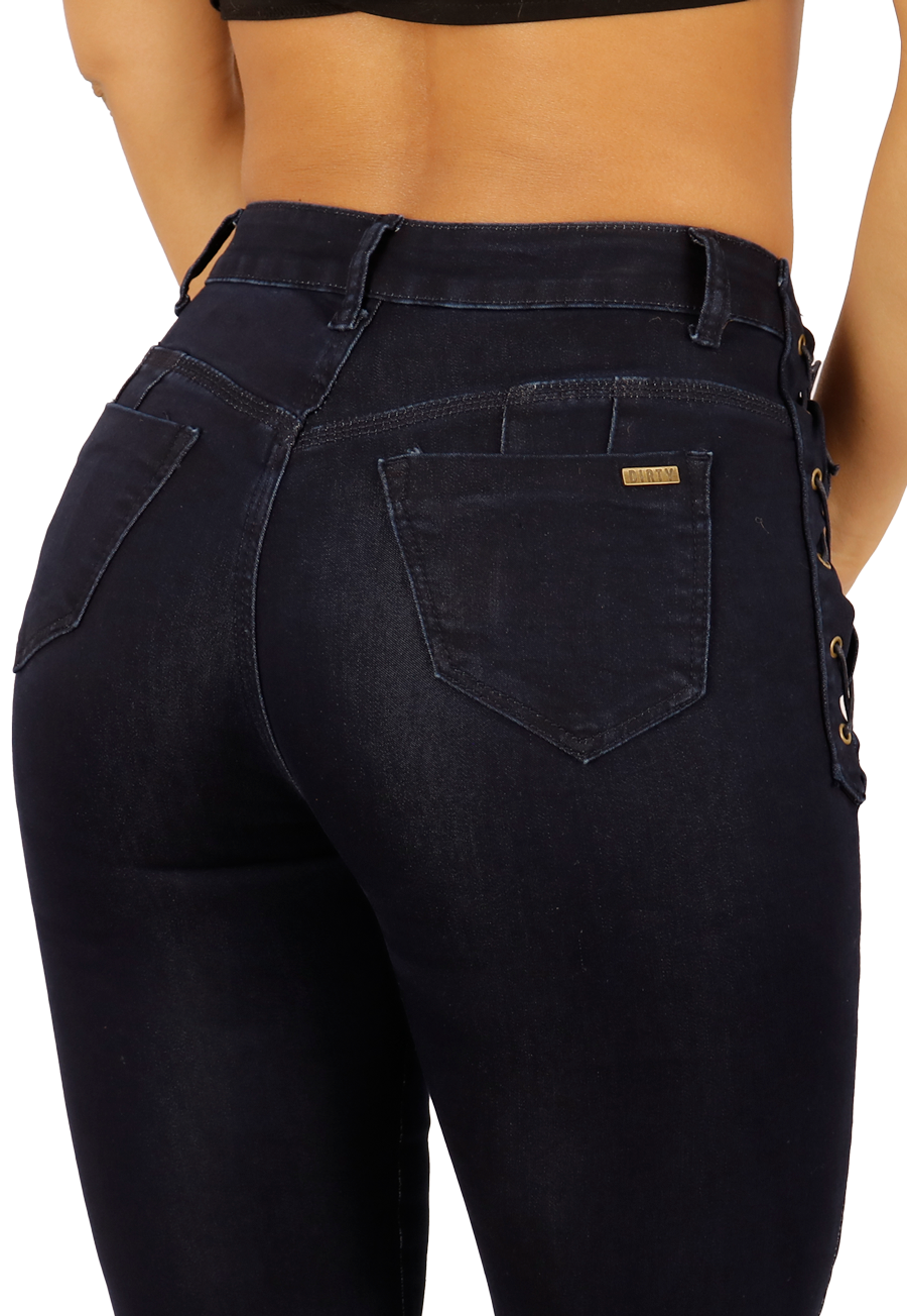 JEANS FLARE AZUL MUJER JE3510A-3