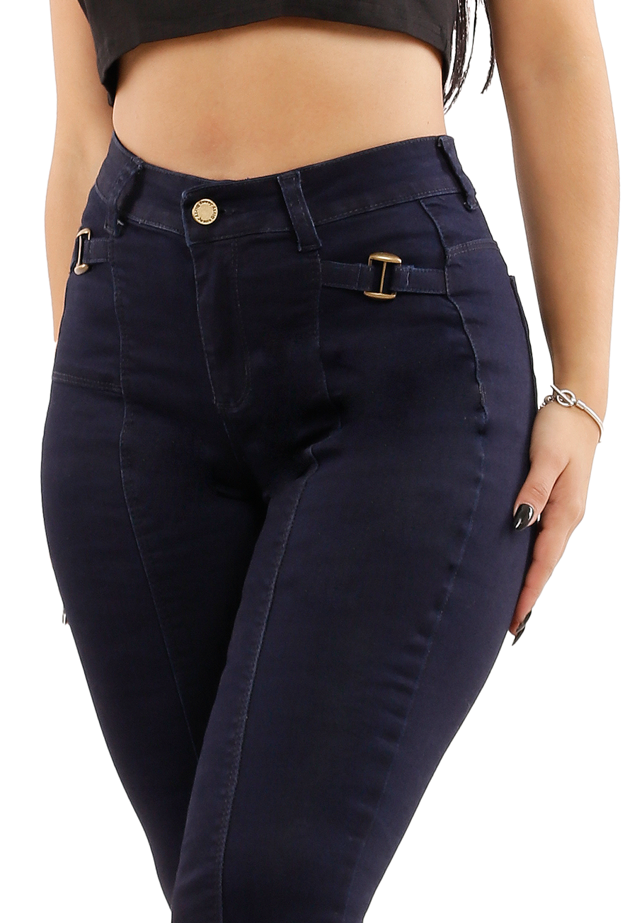 Jeans Skinny Elasticado  Azul Mujer JE3637A-2
