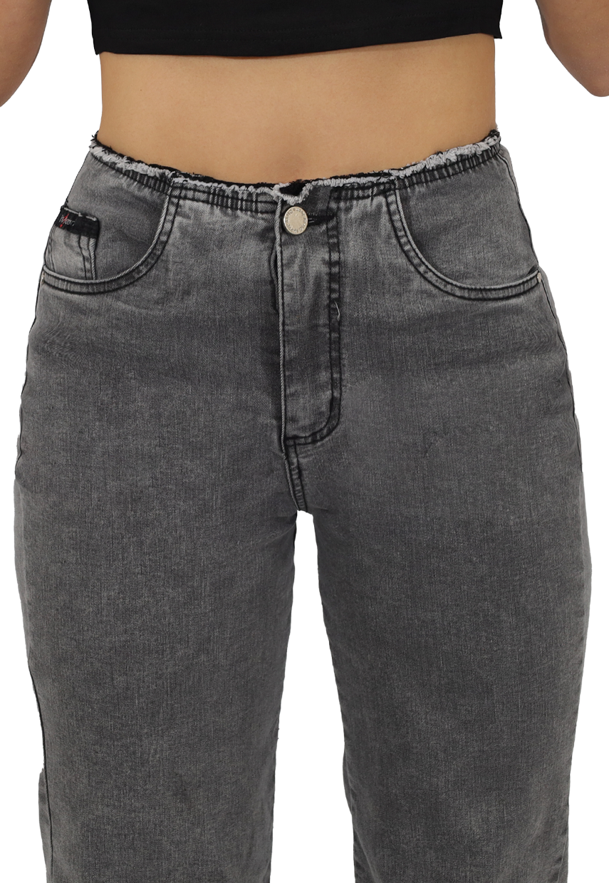 JEANS MUJER RECTO GRIS CLARO JE3919GC-2