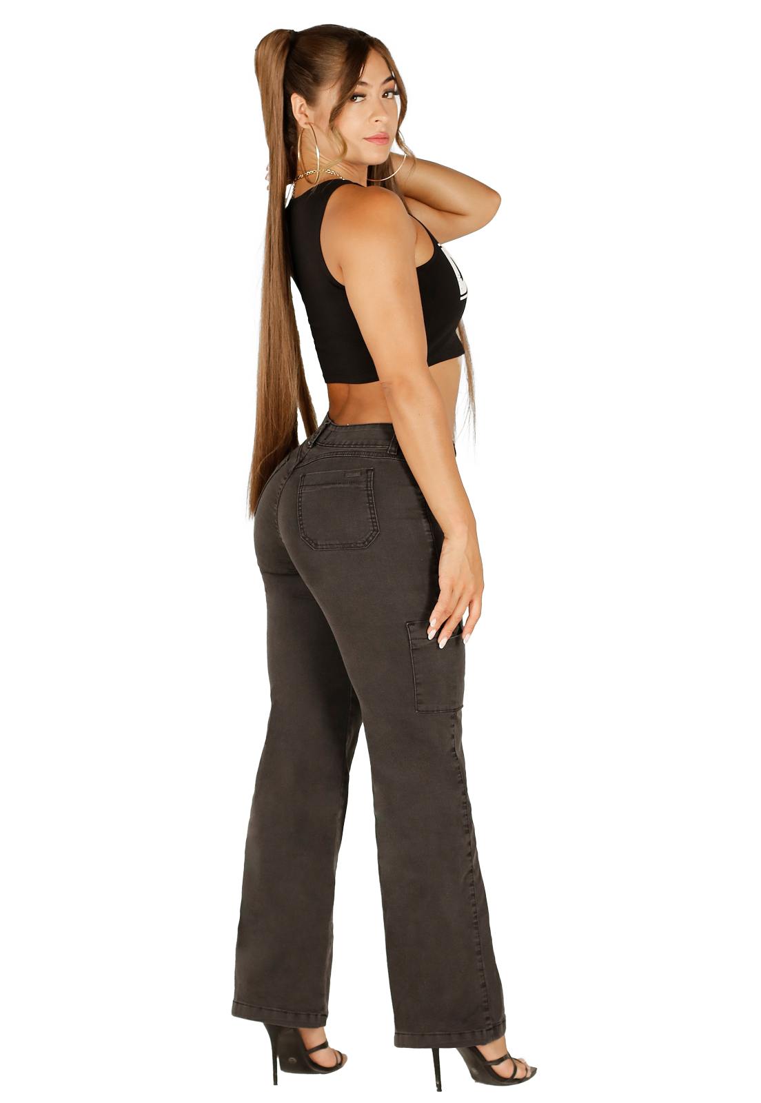 Jeans Mujer Gris JE3537G-1