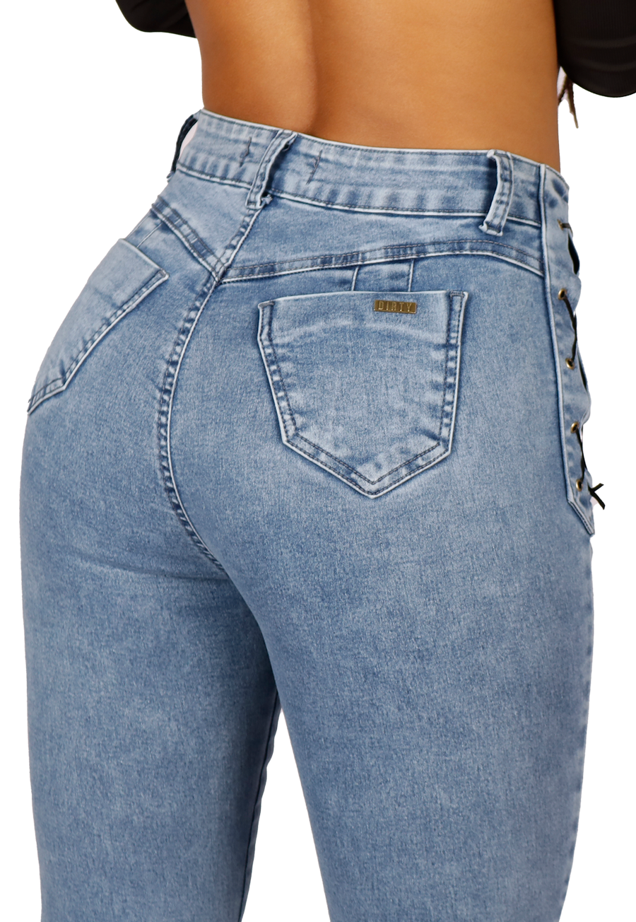Jeans Mujer Celeste-3