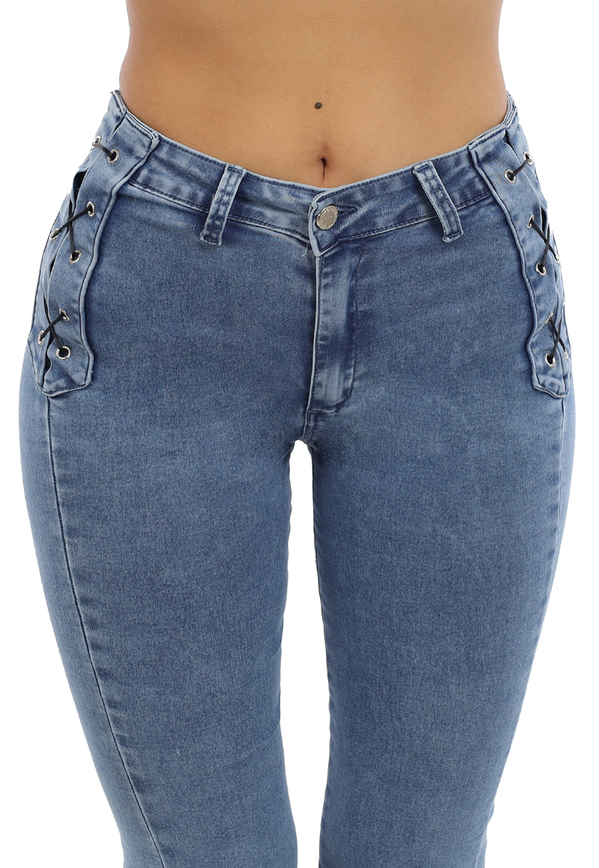 JEANS FLARE CELESTE MUJER JE3510C-2