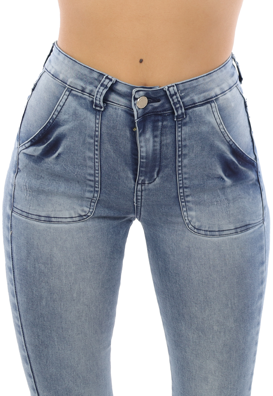 JEANS  FLARE CELESTE MUJER JE3914C-2