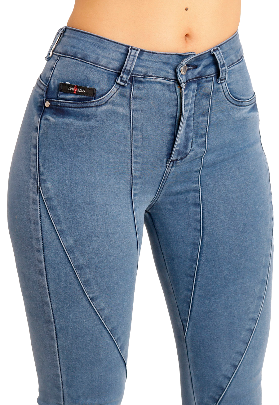  Jeans Celeste Mujer Pitillos JE3628C-2